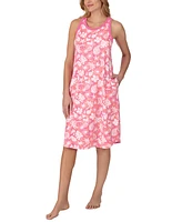 Cuddl Duds Women's Printed Sleeveless Nightgown