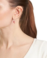 Giani Bernini Crystal Cardinal Drop Earrings in Sterling Silver, Created for Macy's