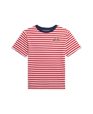 Polo Ralph Lauren Big Boy Sailing-Flag Striped Cotton Jersey Tee