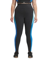 Reebok Plus Colorblocked Lux High Rise Leggings