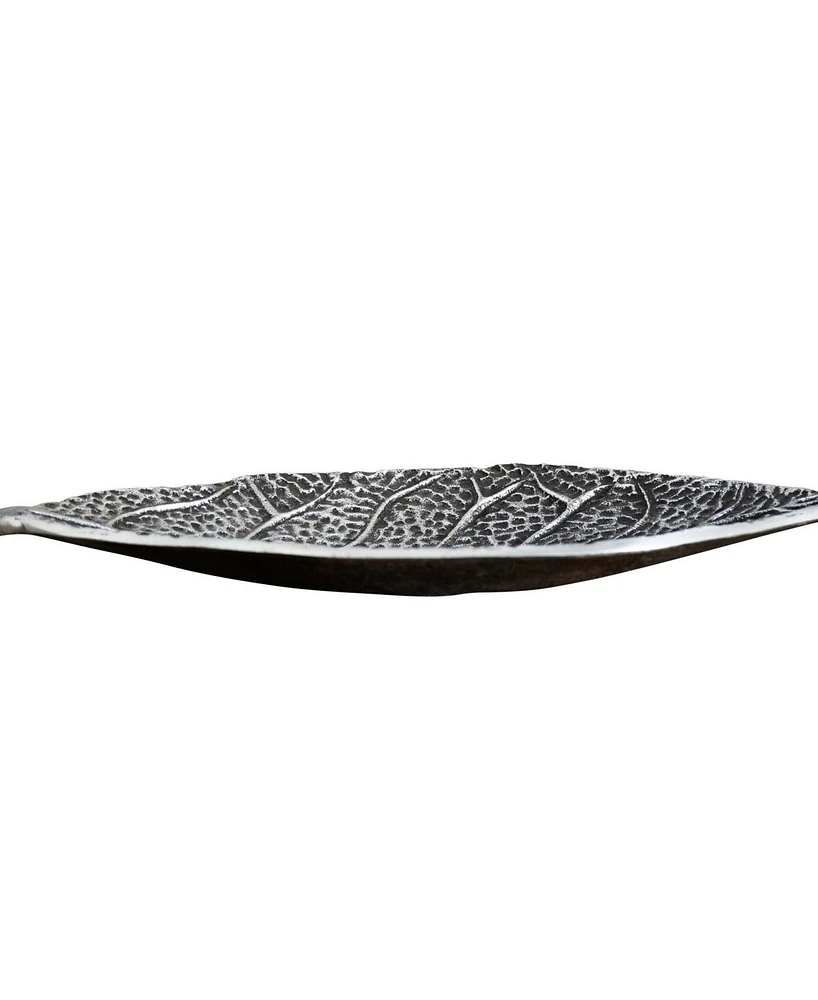 Nearly Natural 16in. Antique Leaf Decorative Accent Tray