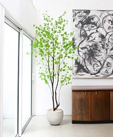 Nearly Natural 8ft. Artificial Minimalist Enkianthus Tree