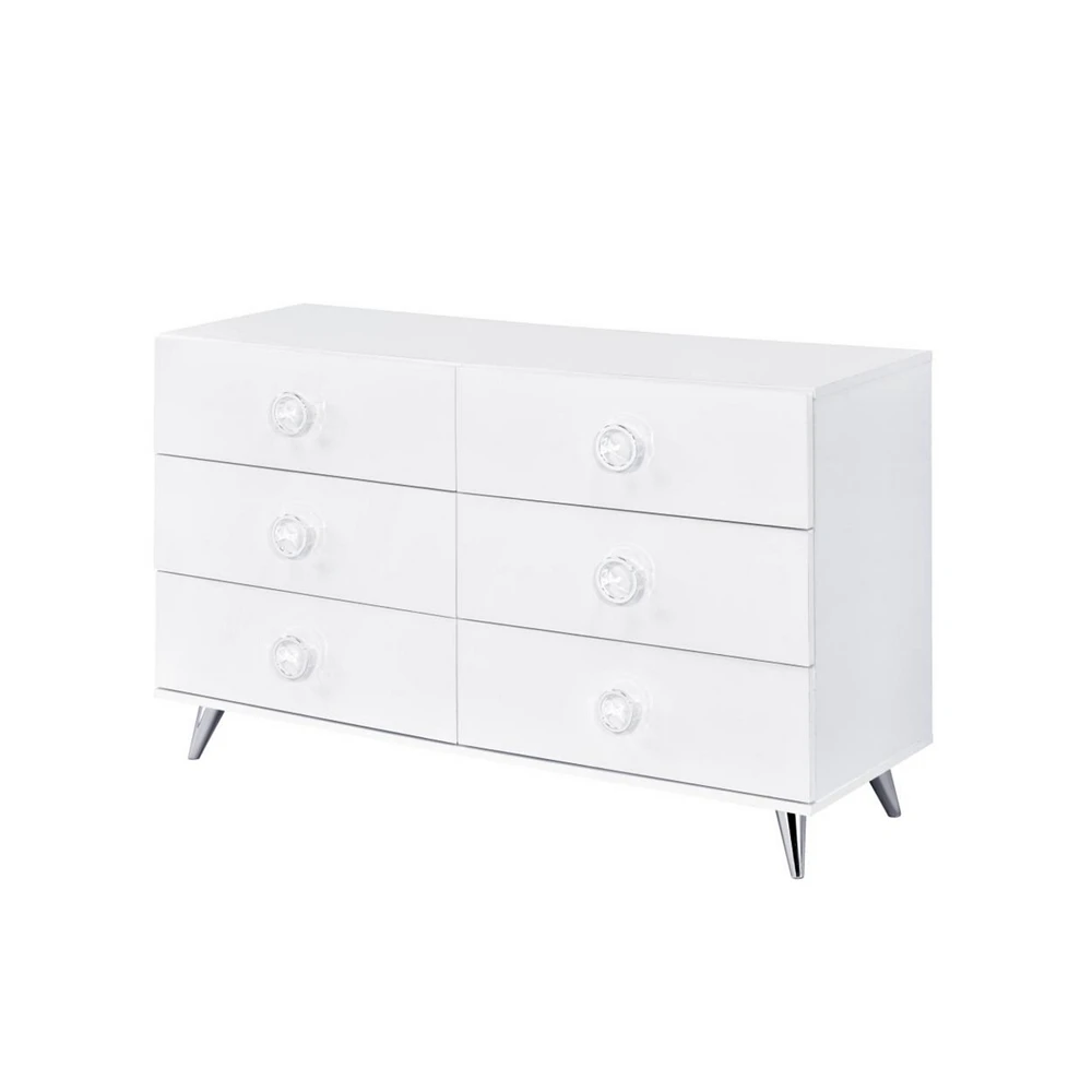 Simplie Fun Perse Dresser In White Finish