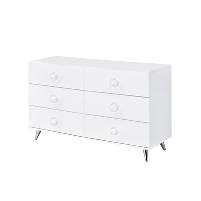 Streamdale Furniture Perse Dresser In White Finish