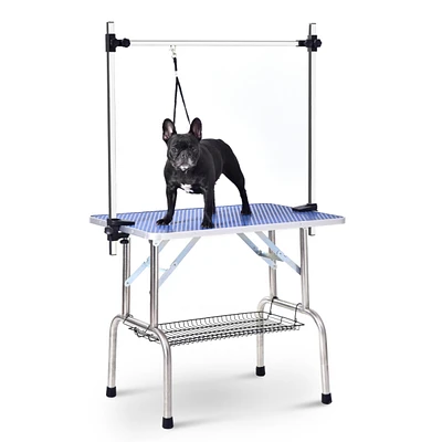 Simplie Fun Large Size 46 Grooming Table For Pet Dog And Cat With Adjustable Arm And Clamps Large Heavy
