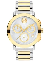 Movado Men's Swiss Chronograph Bold Evolution 2.0 Stainless Steel Bracelet Watch 42mm - Two