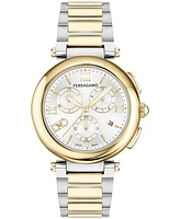 Ferragamo Women's Swiss Chronograph Two-Tone Bracelet Watch 40mm