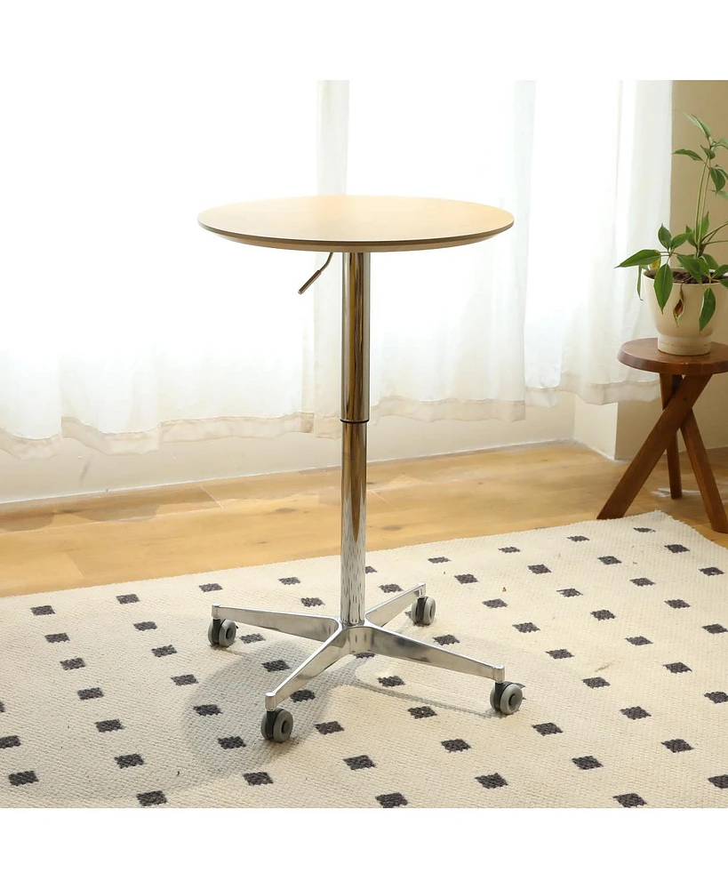 Simplie Fun Adjustable Swivel Bar Table for Home and Kitchen