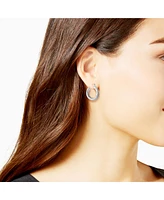 Jessica Simpson Womens Thick Twisted Hoop Earrings - Gold or Silver-Tone Hoop Earrings