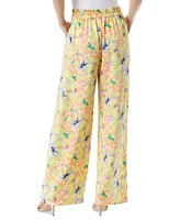 Jessica Simpson Winnie Floral-Print Pull-On Wide-Leg Pants