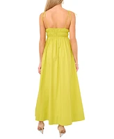 1.state Women's Cotton Tie-Strap Maxi Dress