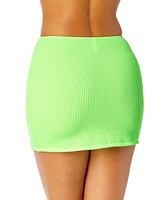 Salt + Cove Juniors' Ribbed Pull-On Swim Skirt, Created for Macy's