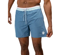 Chubbies Men's The Gravel Roads Quick-Dry 5-1/2" Swim Trunks with Boxer-Brief Liner