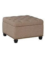 Convenience Concepts 28" Designs4Comfort Herald Square Ottoman Coffee Table