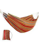 Sugift Double Cotton Hammock Bed with Portable Carrying Bag