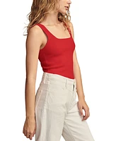 Lucky Brand Women's Rib-Knit Cropped Tank