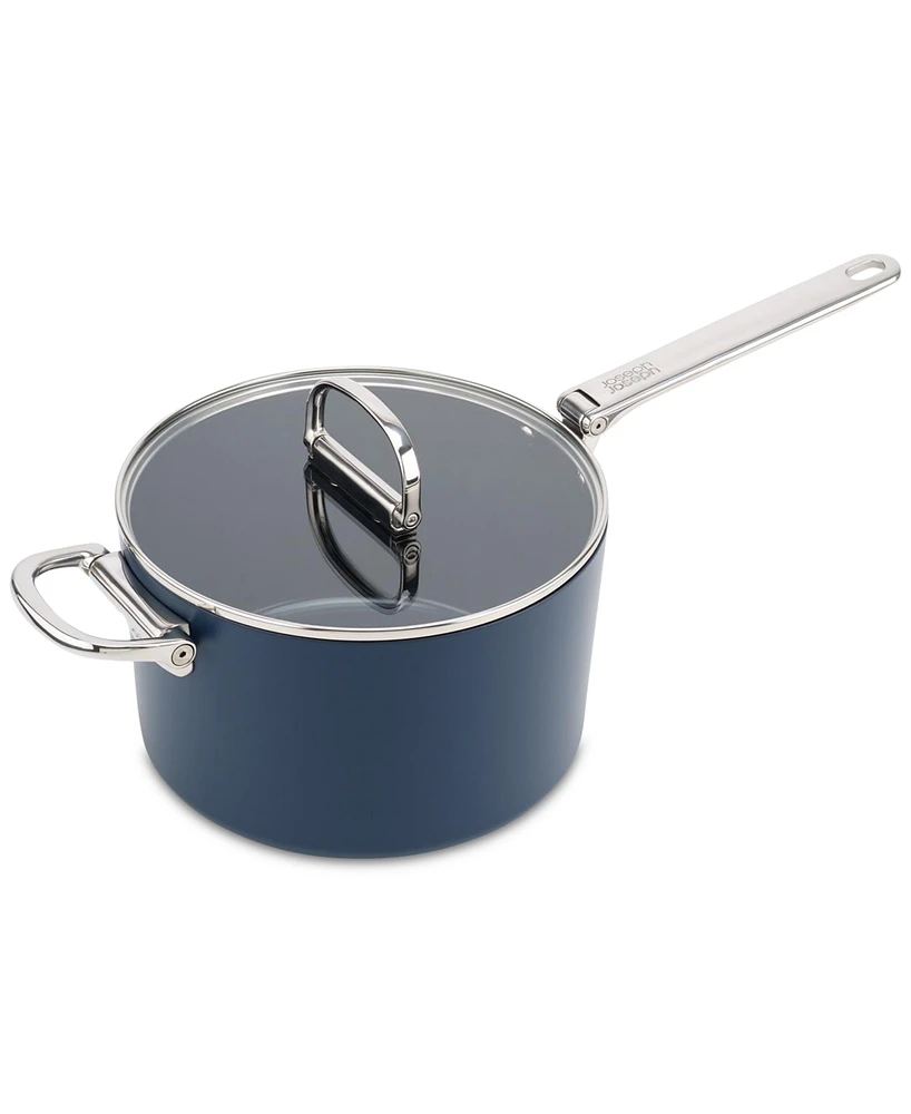 Joseph Joseph Space Ceramic Nonstick 5.4.Qt. Saucepan