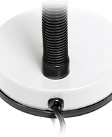 Creekwood Home Essentix 14.25" Traditional Fundamental Metal Desk Task Lamp, Bowl Shaped Shade with Flexible Gooseneck