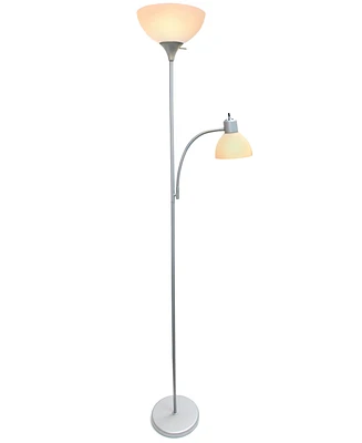Creekwood Home Essentix 71.5" Tall Traditional 2 Light Mother Daughter Metal Floor Lamp