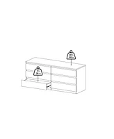 Scottsdale 6 Drawer Double Dresser