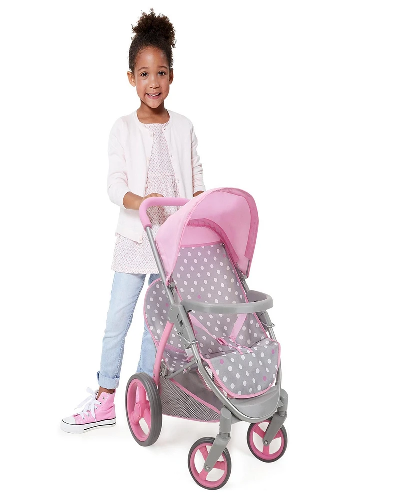 509 Crew - Cotton Candy Pink - Twin Tandem Doll Stroller