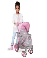 509 Crew - Cotton Candy Pink - Twin Tandem Doll Stroller