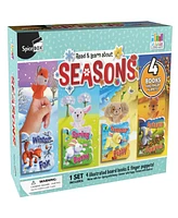 First Library - Four Seasons Board Books With Puppets