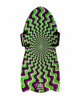 Snowfun - 36" Green Purple Foam Sled