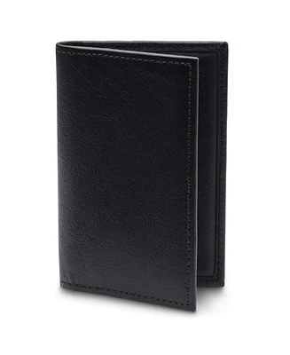 Bosca | Men's Calling Card Case Wallet in Nappa Vitello Italian Leather