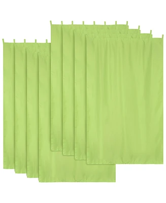 Yescom 54"x96" Outdoor Curtain Tab Top Drape UV30+ Pergola Porch Pavilion 8 Pack