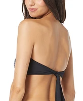 Vince Camuto Women's Sequin Bandeau Bikini Top