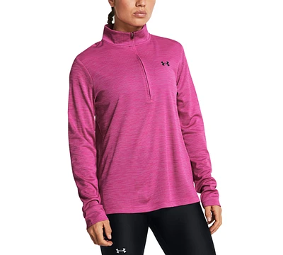 Under Armour Women's Twist Tech Half-Zip Logo Top