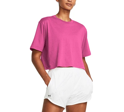 Under Armour Women's Campus Boxy Crop T-Shirt