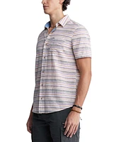Buffalo David Bitton Men's Sotaro Striped Short-Sleeve Shirt