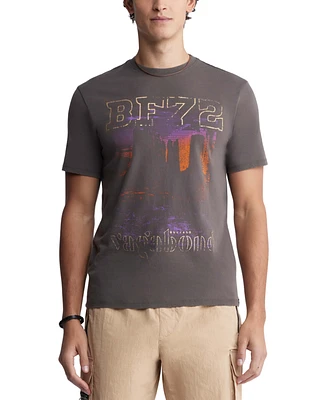 Buffalo David Bitton Men's Tomer Cotton Graphic T-Shirt
