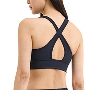 Under Armour Women's Crossback Longline Medium-Impact Sports Bra