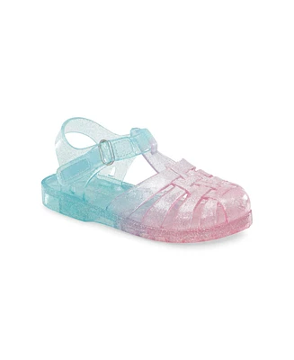 OshKosh B'gosh Little Girls Marie hook and loop Purple Sandal