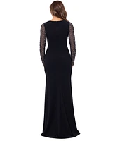 Betsy & Adam Women's Embellished Gown