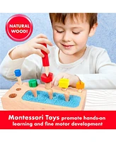 Sense & Grow Wooden Screw Toy For 3+