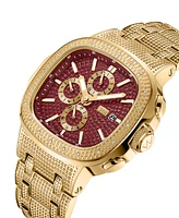 Jbw Men's Heist Multifunction 18K Gold Plated Stainless Steel Watch, 45mm