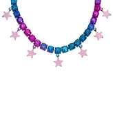 Betsey Johnson Faux Stone Starry Bib Tennis Necklace