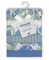 Tendertyme Baby Boys Tropical Islands Baby Blankets, 5 Piece Gift Set