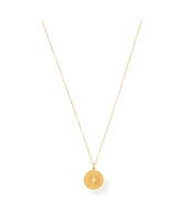 Ellie Vail Rue Sunburst Disc Necklace