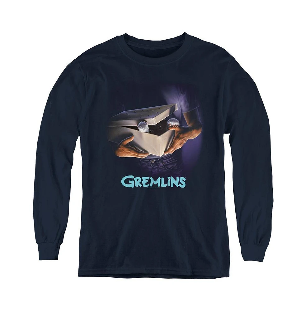 Gremlins Boys Youth Original Poster Long Sleeve Sweatshirt