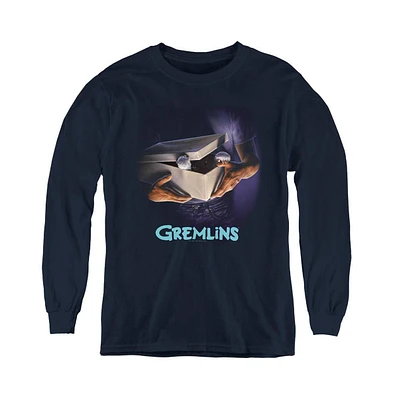 Gremlins Boys Youth Original Poster Long Sleeve Sweatshirt