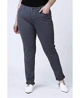 Slink Jeans Plus Color Boyfriend Pants