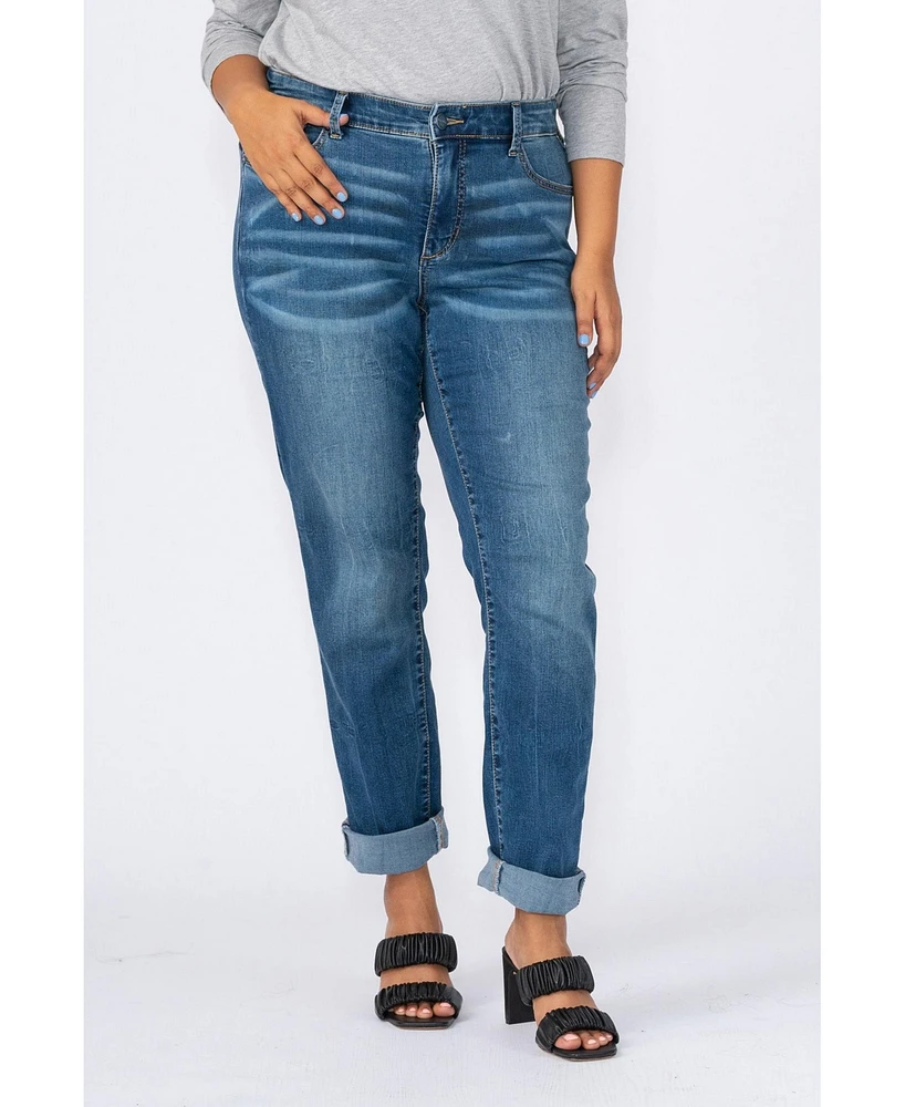 Slink Jeans Women's High Rise Boyfriend