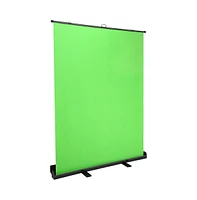 Yescom 62x81inch Portable Pull Up Green Screen Backdrop Collapsible Chromakey Panel Photo Video