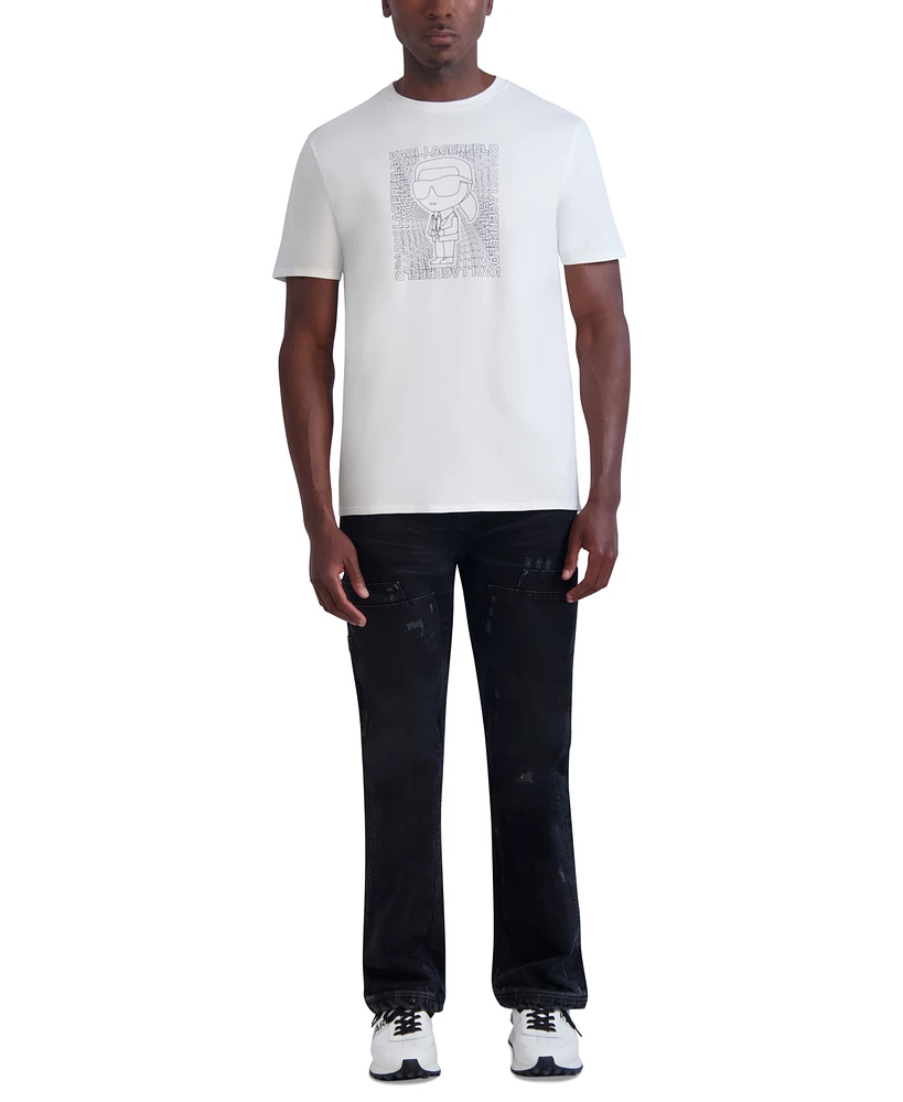 Karl Lagerfeld Paris Men's Cotton Graphic T-Shirt