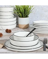 Gibson Home Oslo 16 Piece Dinnerware Set, Service for 4